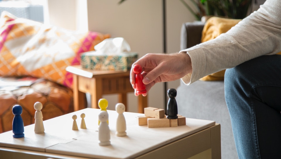 Szene einer Intervention